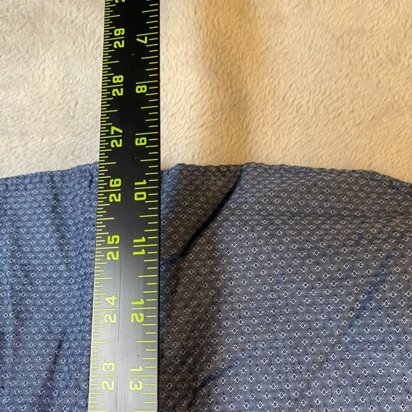 Rugby University Mens Blue Button-Up Mens Shirt Large Cotton Polyester - Picture 7 of 8